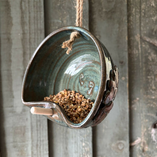 Wild Bird Feeder ceramic hanging