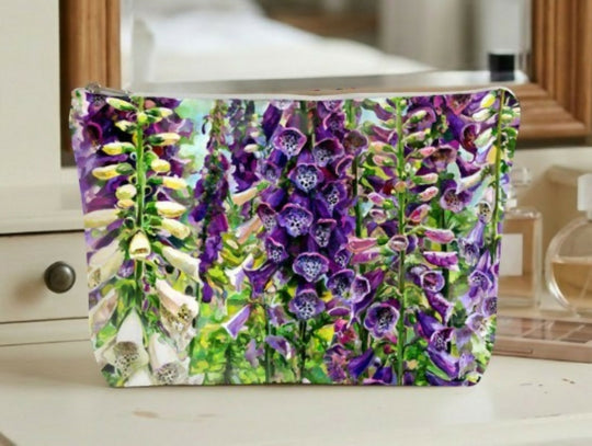 Foxglove Cosmetic Bags