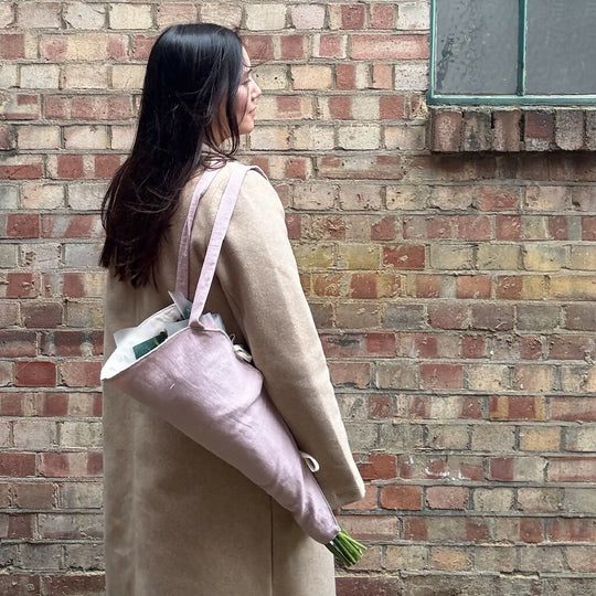 Linen Flower Bag