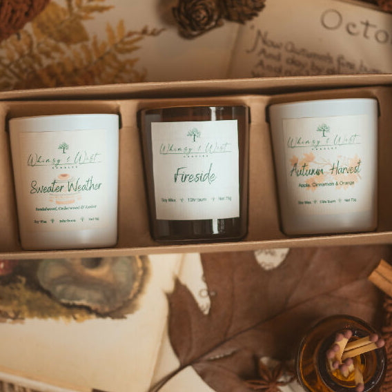 Autumn Candle Gift Set