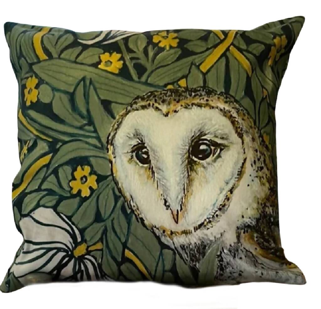 Barn Owl Double Sided Cushion