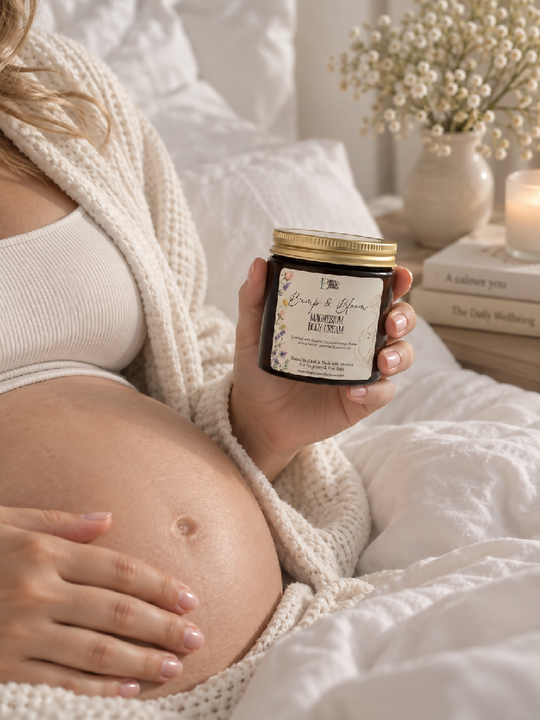 Pregnancy Bump & Bloom Relaxing Magnesium Body Cream for Mum | Mum To Be | 100g