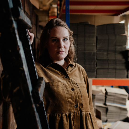 Dorothy Peplum Shirt In Doe