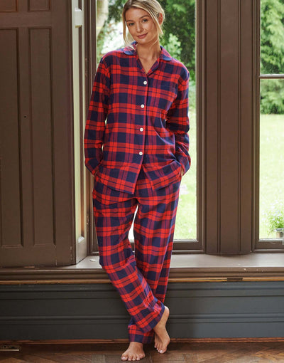 Women's Brushed Cotton Pyjama Set – Dumbarton Tartan