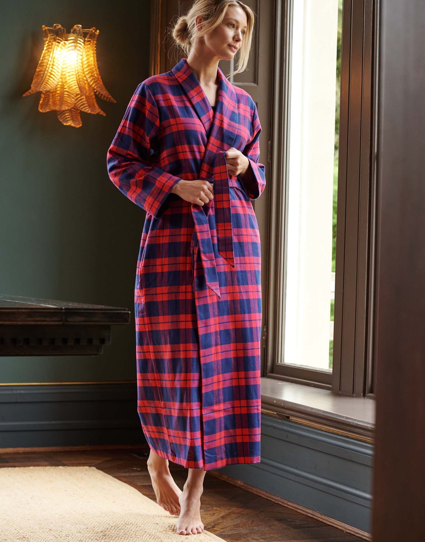 Brushed Cotton Dressing Mens Tartan Wool Dressing Gown Dressing Gown Plum Plaid Kerry Woollen Mills Irish Brushed Cotton Dressing Mens Tartan Wool Dressing Gown Dressing Gown Plum Plaid Kerry Woollen Mills Irish