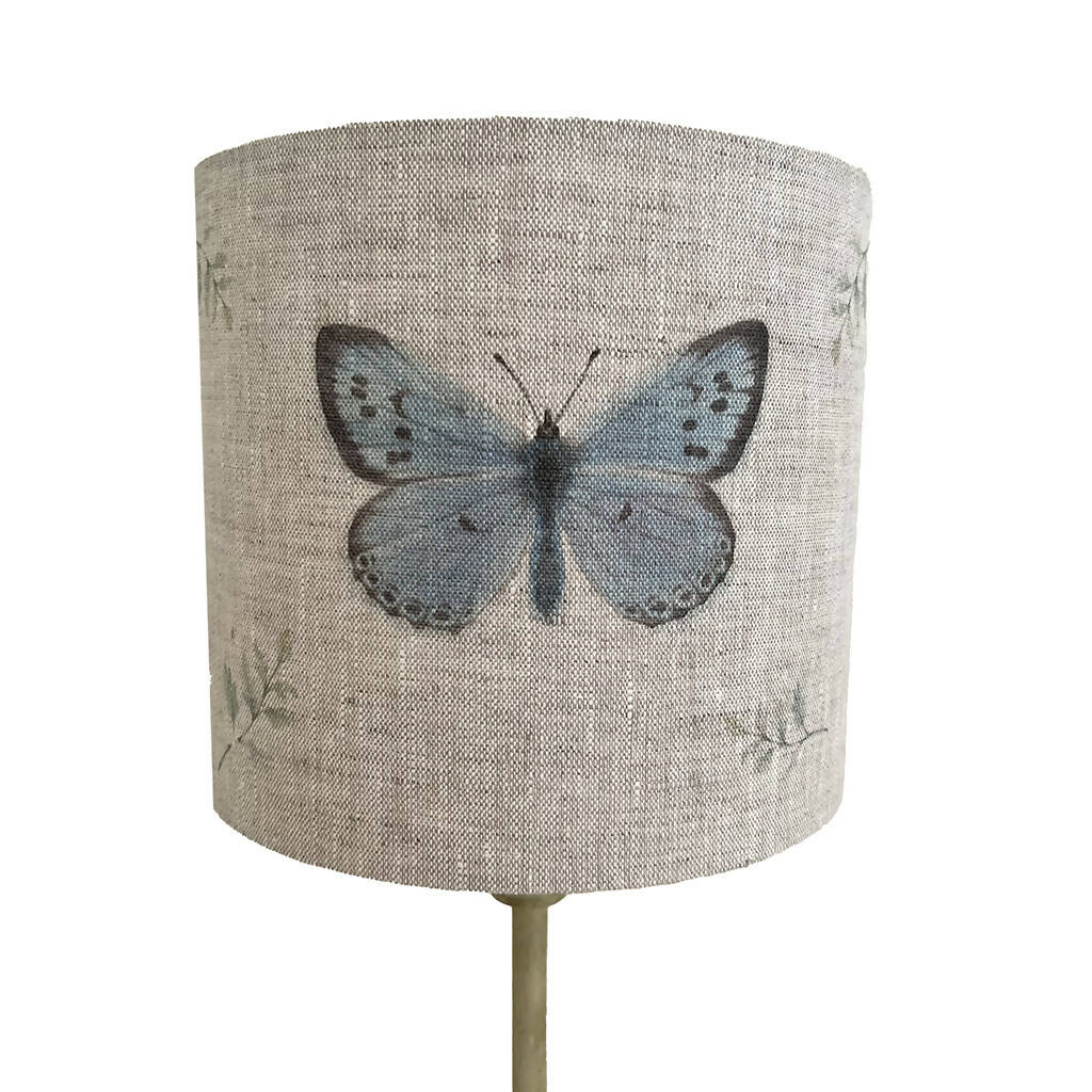 Blue Butterfly Lampshade