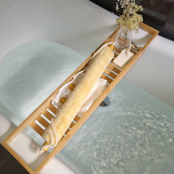 Luxury Back Body Brush with Cotton Cords
