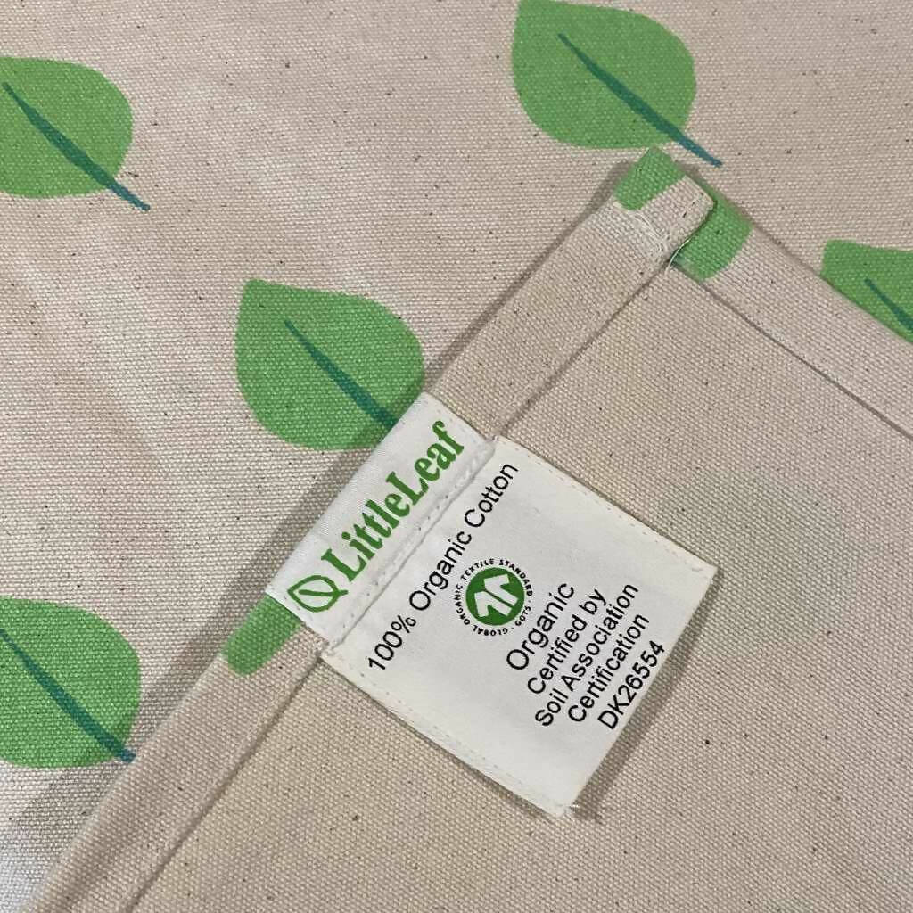Organic cotton Tea Towel with Leaves print