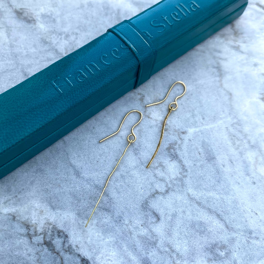 Elemental Drop Earrings in 9ct and 18ct Ethical Gold