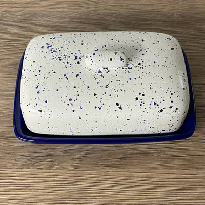 Handmade Pottery Butter Dish with Lid