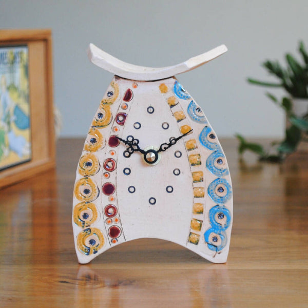 Boutique Mantel Clock in Bright Colours