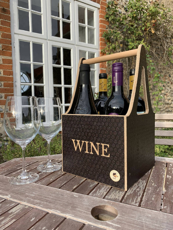 Wooden Wine Caddy
