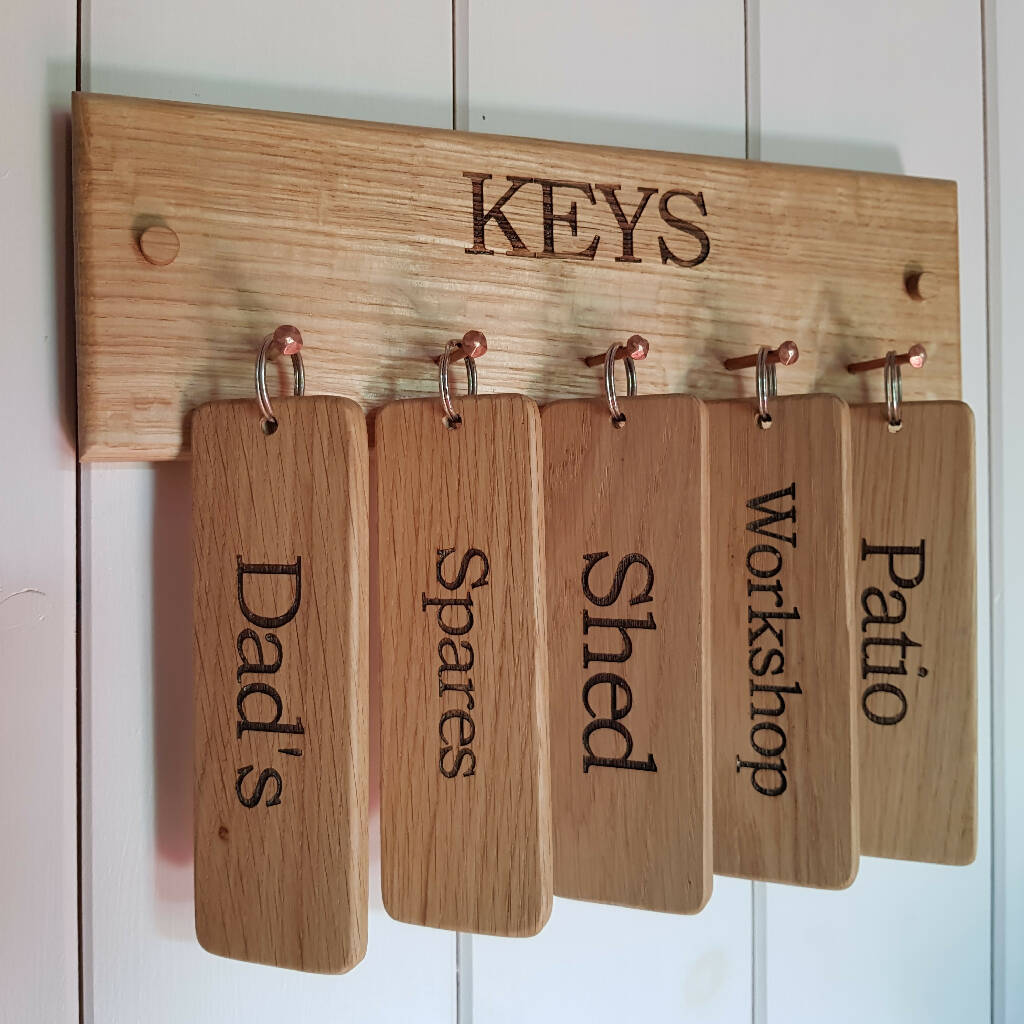 Oak Key Rack | Country Living Marketplace