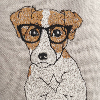Embroidered Dog Glasses Case - Twelve Breeds Available