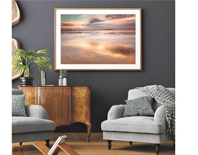 'Golden Sunset Over Pabbay' Large Print
