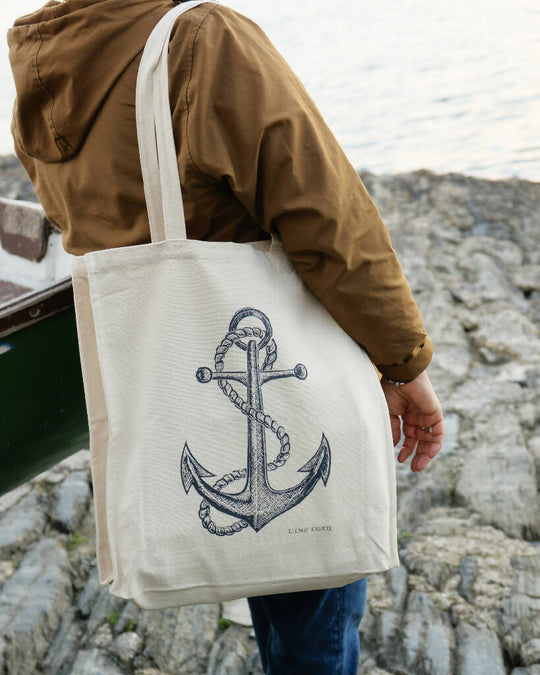 Anchor Canvas Shopper Bag