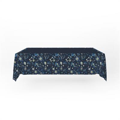 Solaris in Blue Linen Tablecloth