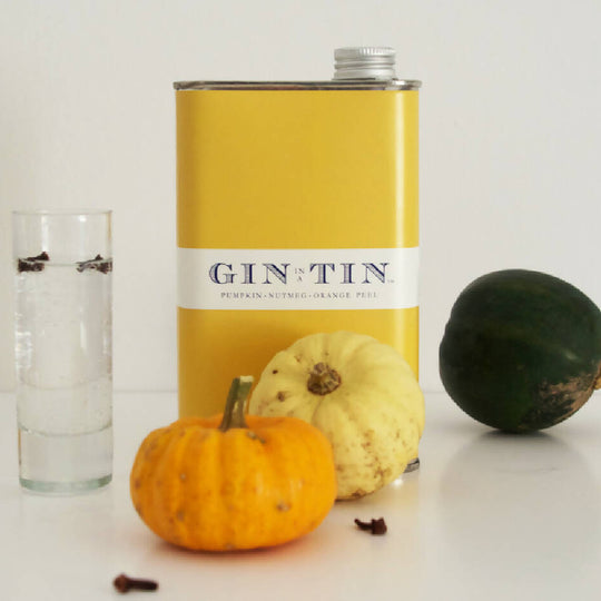 LONDON DRY PUMPKIN, ORANGE PEEL & NUTMEG GIN IN A TIN - 50cl Tin
