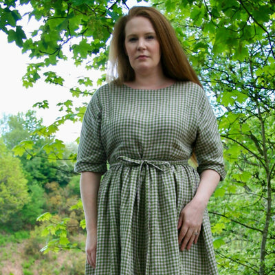 7 Helen orchard  check dress
