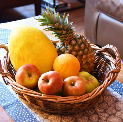 Fruit/Bread Basket in Mixed Willows