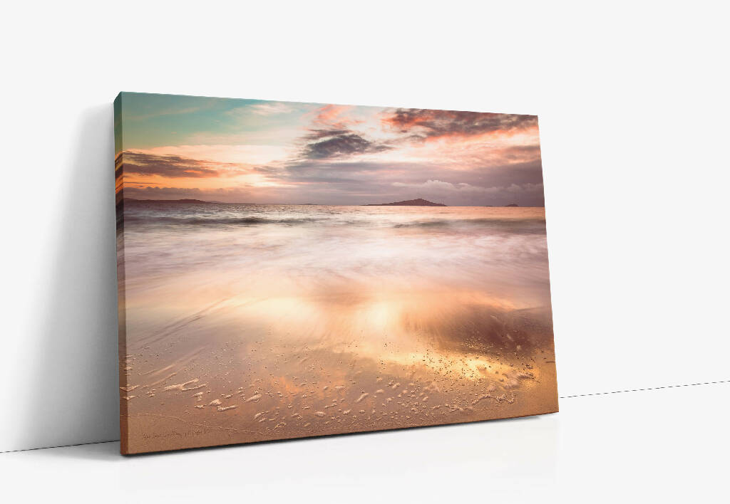 'Golden Sunset Over Pabbay' Large Print