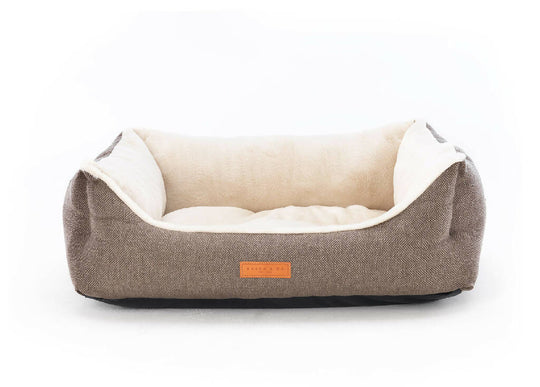 Luxury Tweed Dog Bed With Removable Covers | Lincoln