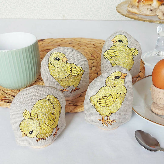 Embroidered Little Chick Egg Cosy