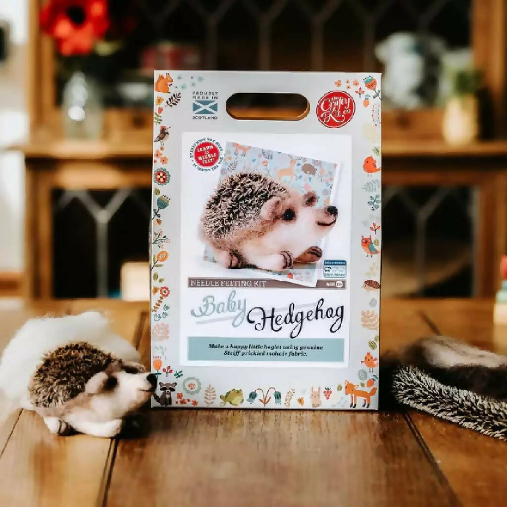 Baby Hedgehog Needle Felting Craft Kit