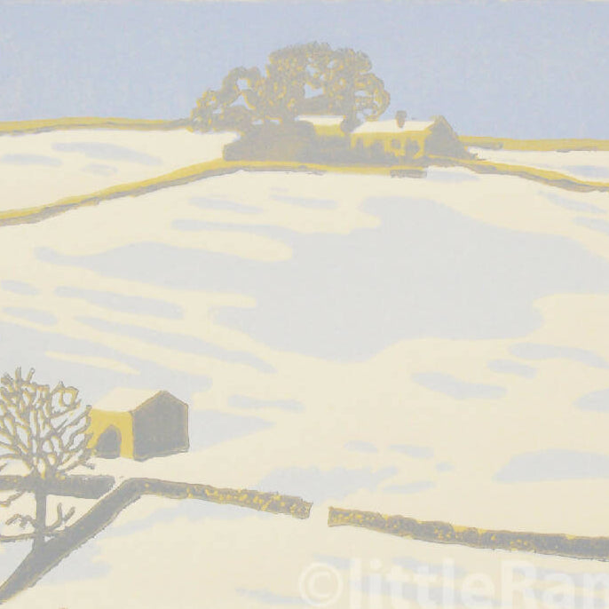 Winter Dales - Limited Edition - Original Linocut Print
