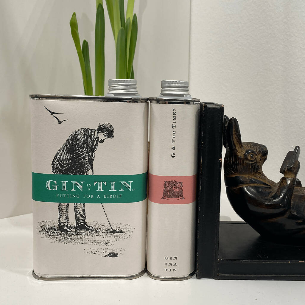 PUTTING FOR A BIRDIE - CELEBRATE WITH A TIN OF GIN