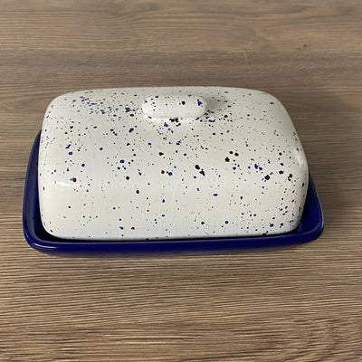 Handmade Pottery Butter Dish with Lid