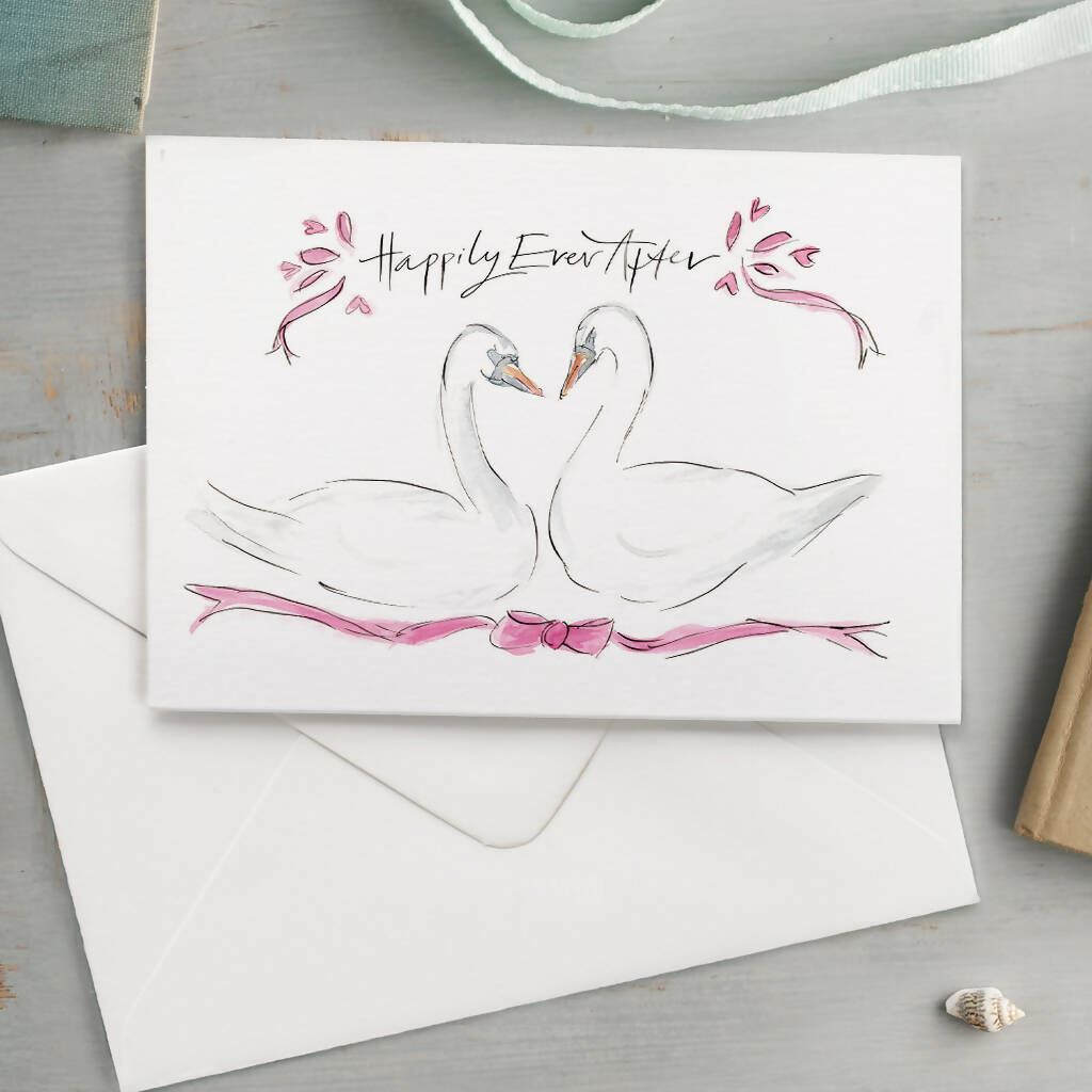 'Happily Ever After' Wedding Card