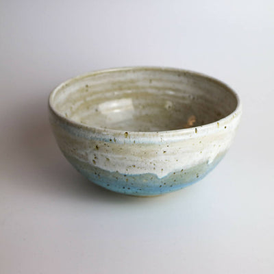 Stoneware Bowl in Blue Glaze