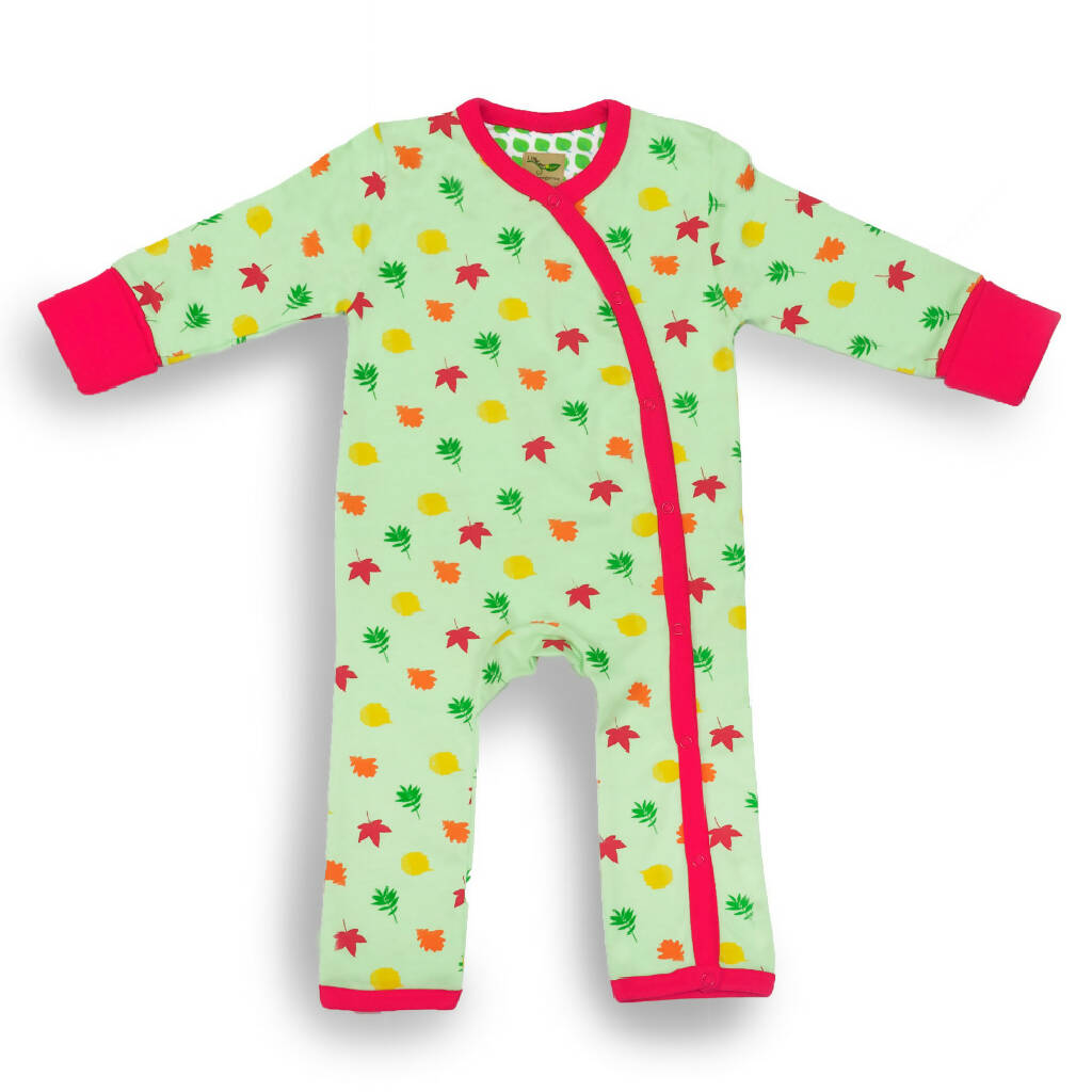Babygrow with poppers in 100% organic cotton