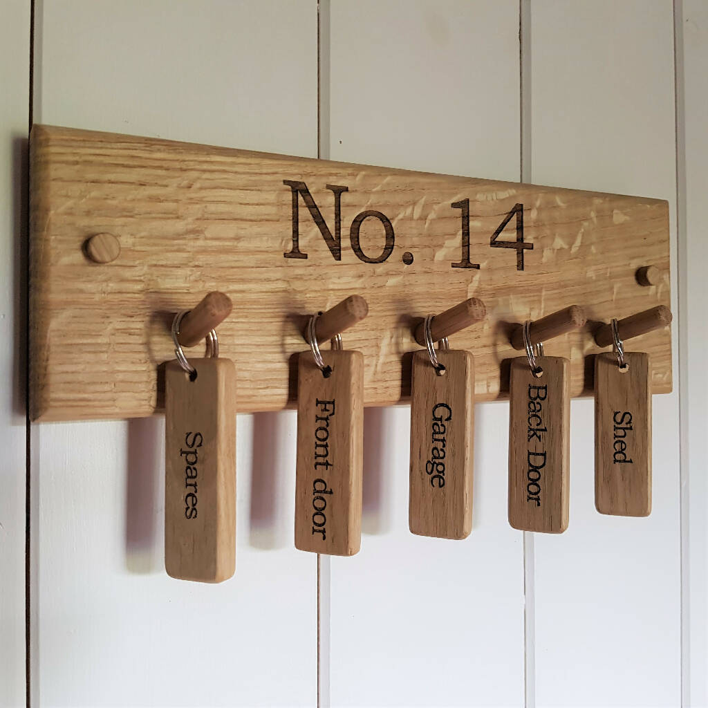 Oak Key Rack | Country Living Marketplace
