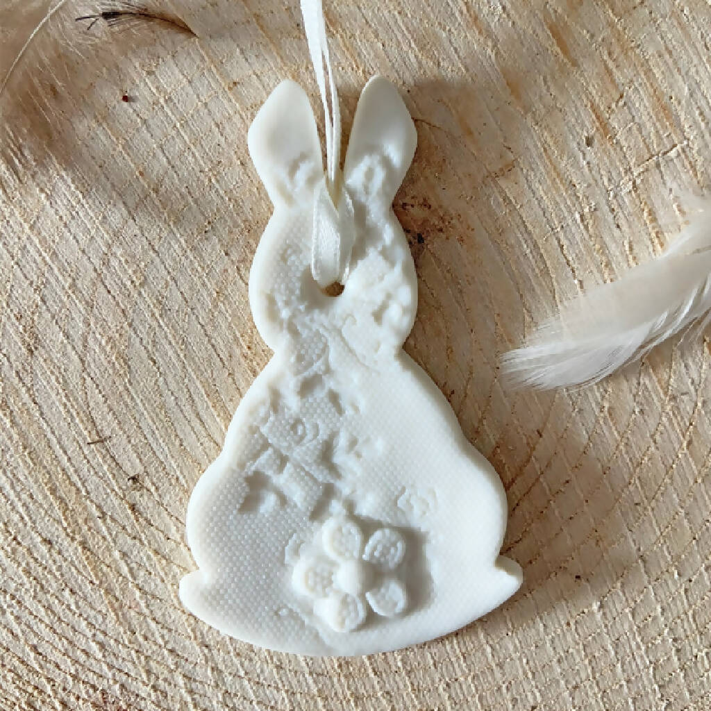 Porcelain Lace Bunny Decoration