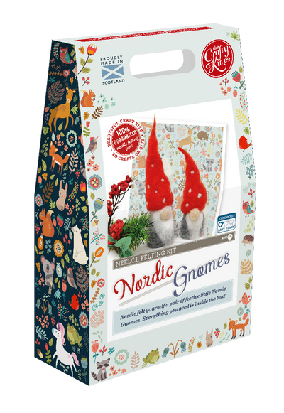 Nordic Gnomes Needle Felting Craft Kit