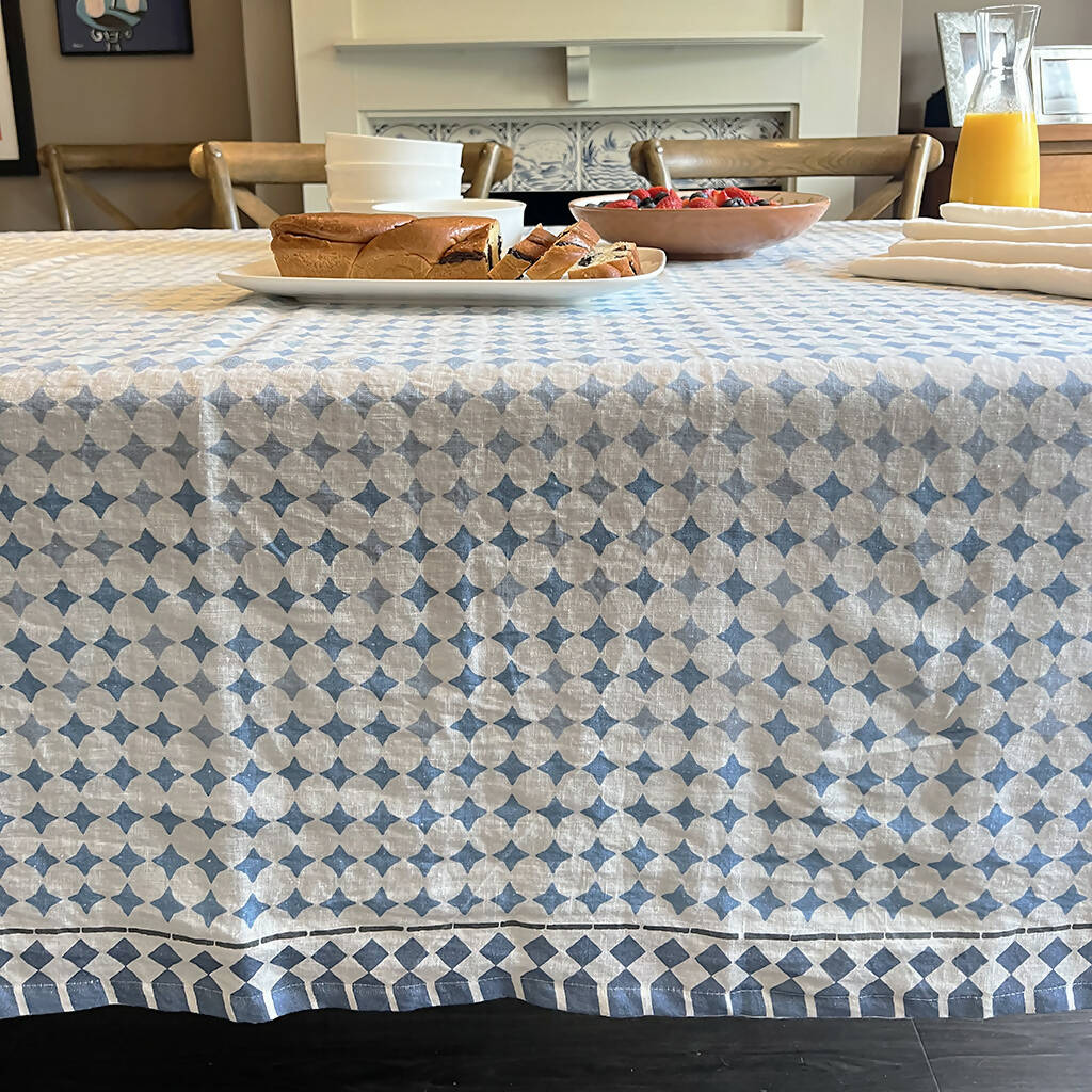 Casa Azul Linen Tablecloth