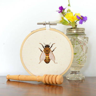 Honey Bee Silk Shading Embroidery Kit