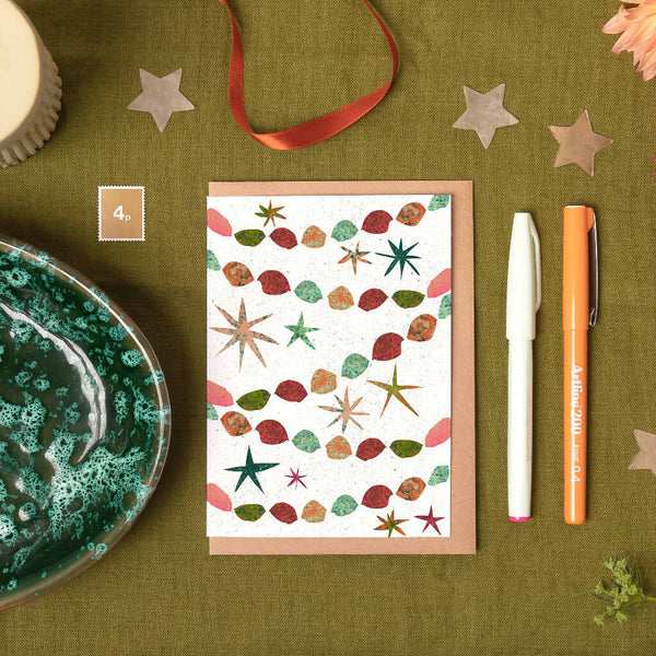 Paper Chains Christmas Card