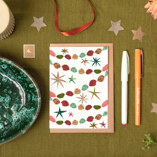 Paper Chains Christmas Card