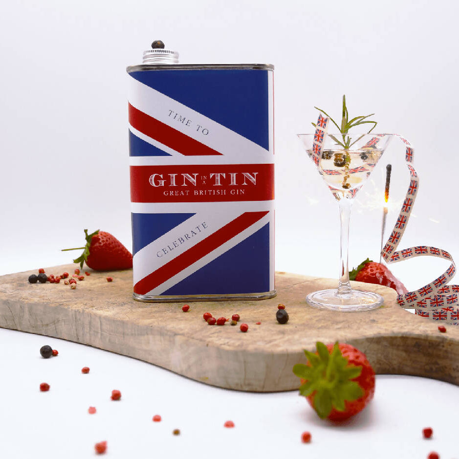 TIME TO CELEBRATE – WITH A TIN OF GREAT BRITISH GIN