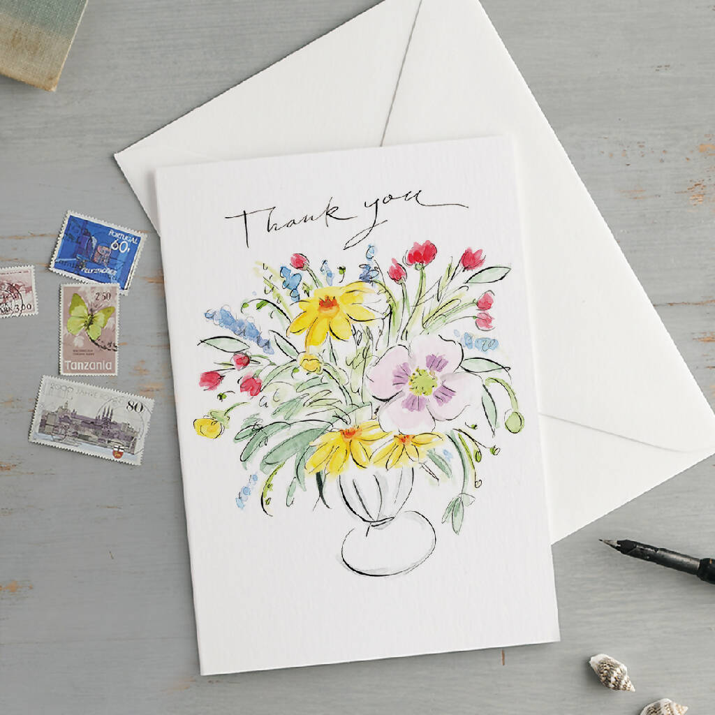 floral thank you card | Country Living Marketplace