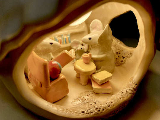 British Woodland Wildlife Table Lamp - #015