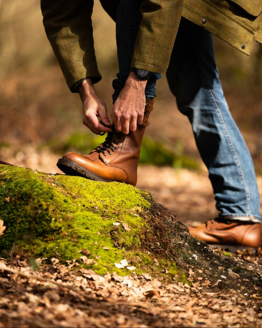 Osprey - Men's Country Boot in Tan Grain Leather
