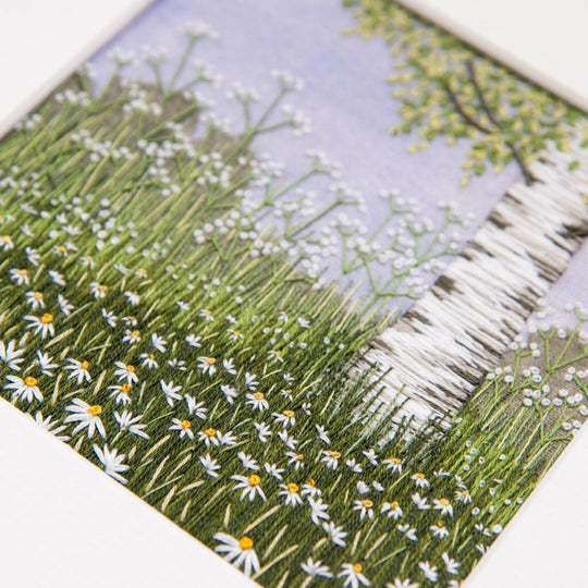 Embroidery Kit -White- Under the Silver Birch