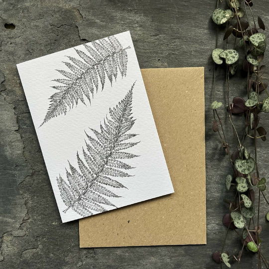 Fern Blank Greetings Card