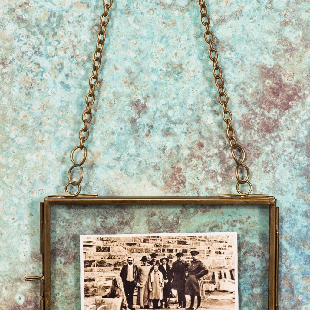 Antique Brass Photo Frame