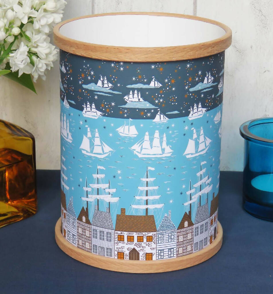 Passing Ships in the Night Table Lantern