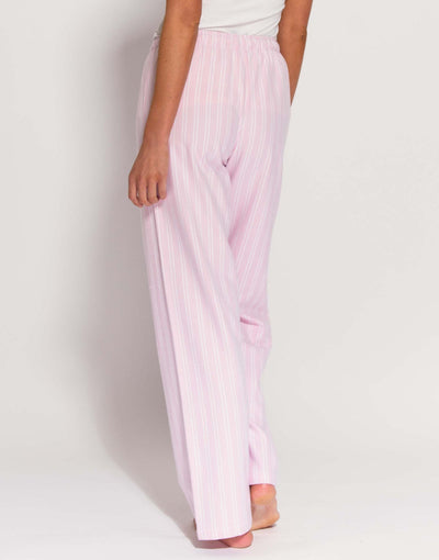 Women's Brushed Cotton Pyjama Trousers – Westwood Pink Stripe